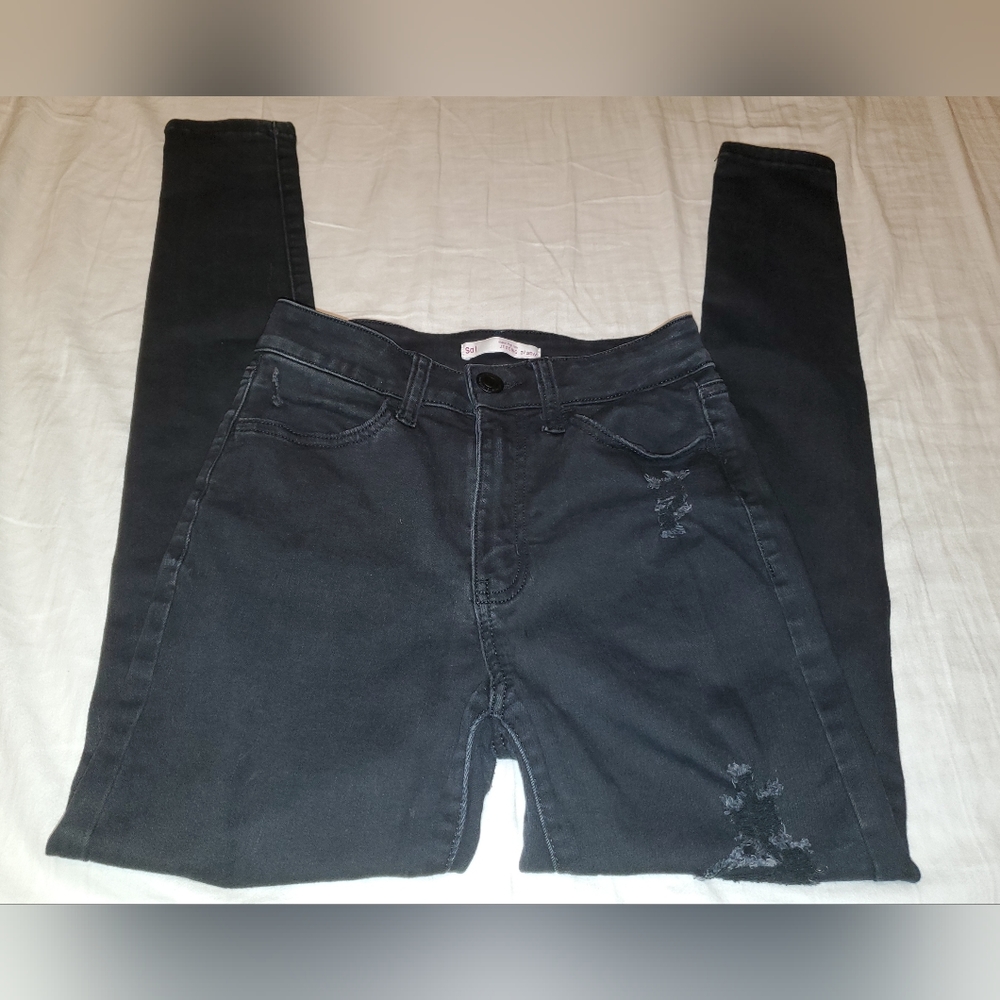 Women's Black Super High Rise Jeggings